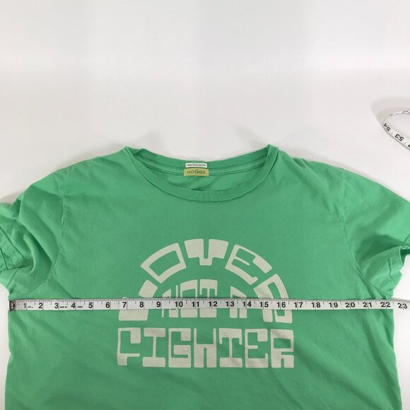 Mother The Lil Goodie Goodie Lover Not A Fighter Tee Women's XL Supima Cotton - Picture 7 of 13